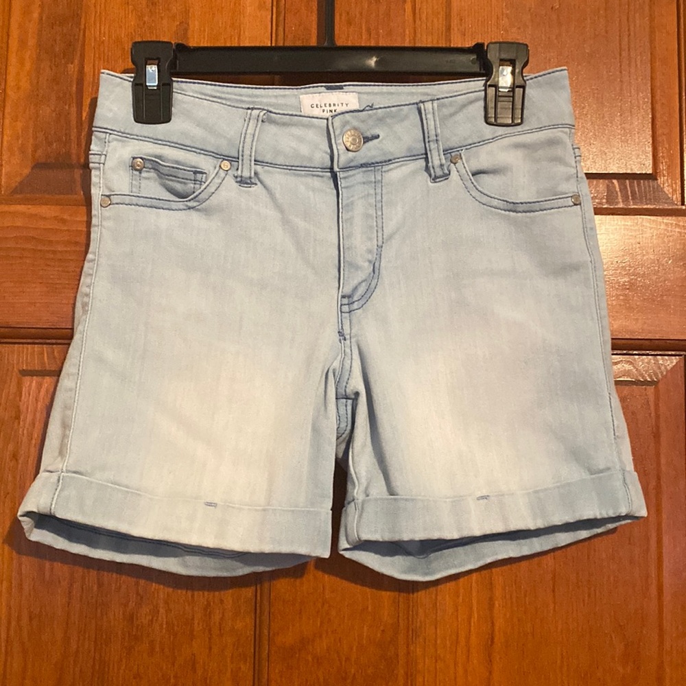 Celebrity Pink Jean Shorts